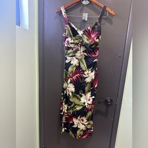 Stop Staring Tiki Floral Print Women's Dress